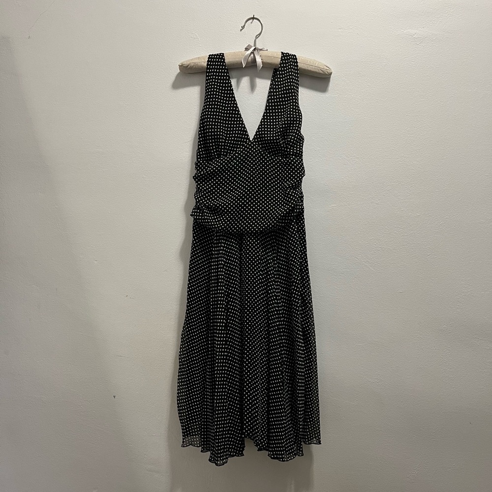Polka dot halter dress